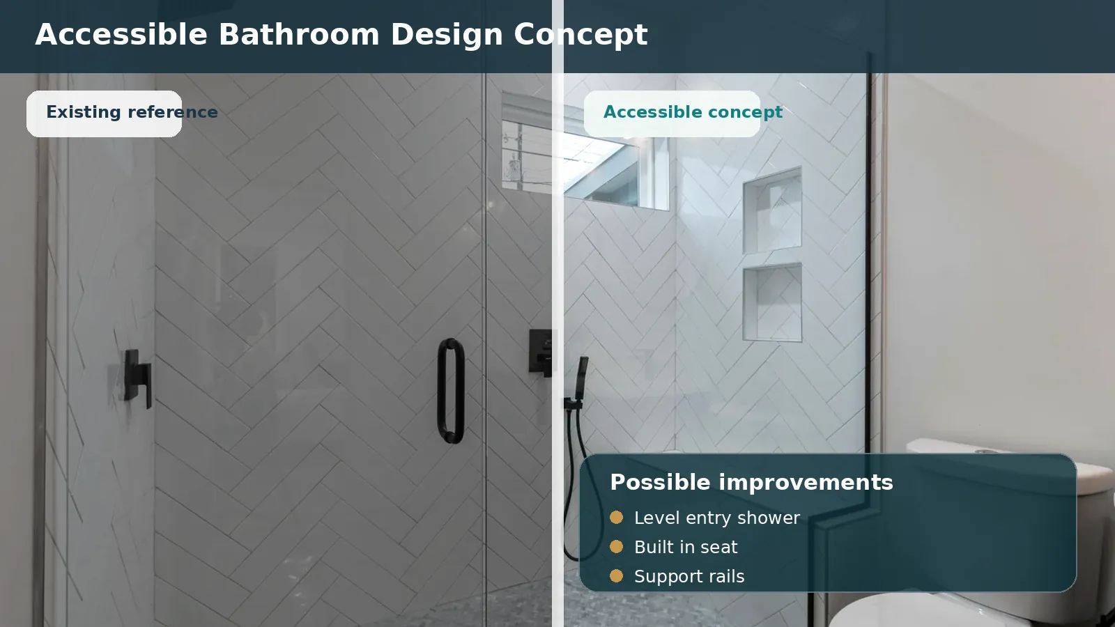 accessible bathroom accessibility design concept